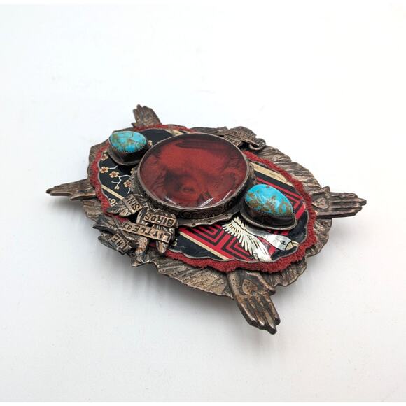 Sweet Bird Studio Pretty Little Bird Artisan Hand Crafted Belt Buckle